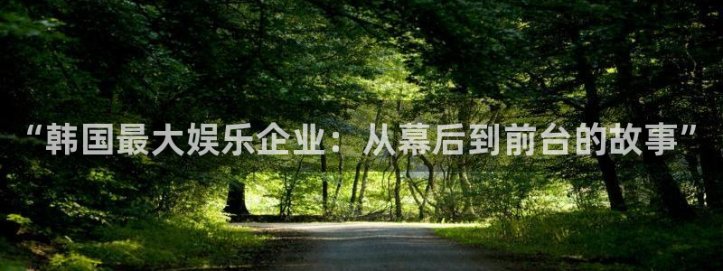 门徒平台登录注册：“韩国最大娱乐企业：从幕后到前台的故事”